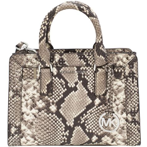 michael kors snakeskin bag black|michael kors snake print handbags.